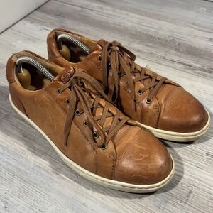 Born Ashram II BM0007406 Sneaker Men 10.5 M Brown Leather Round Toe Low Top